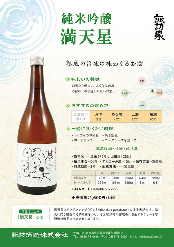商品情報ライブラリー | 日本酒 諏訪泉 諏訪酒造株式会社